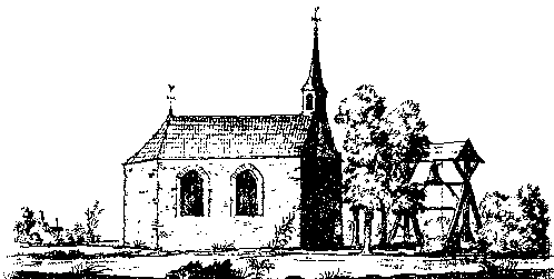 de kerk zoals hij was omstreeks 1716